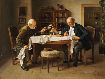 Isidor Kaufmann Painting - Reminiscencias de tiempos de guerra Isidor Kaufmann judío húngaro